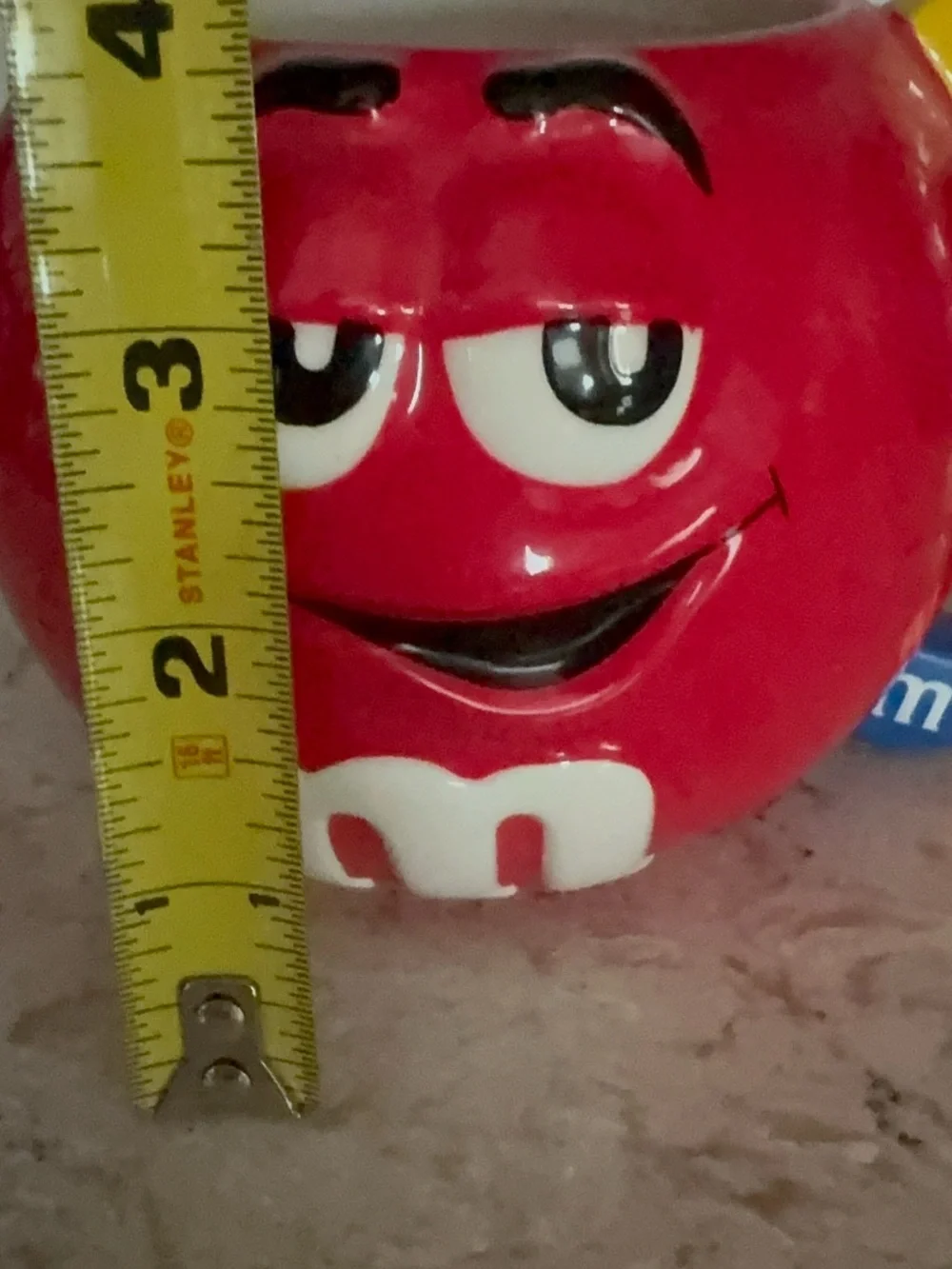 M&M's Red Character Mug with Colorful Candy Handle